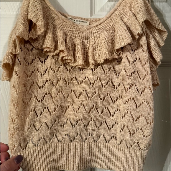 Spell Ruffled Knit Tank Top - Picture 3 of 5